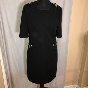 Calvin Klein Women’s Black KneeLength Sheath Dress